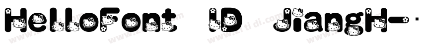 HelloFont ID JiangH字体转换 HelloFont ID JiangH字体转换